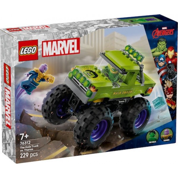 LEGO MARVEL THE HULK TRUCK VS THANOS