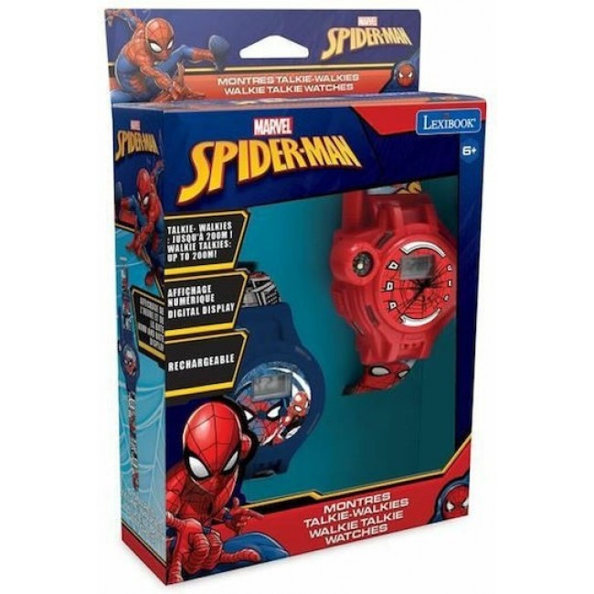 LEXIBOOK SPIDERMAN ΡΟΛΟΓΙΑ WALKIE TALKIES LEXIBOOK SPIDERMAN ΡΟΛΟΓΙΑ WALKIE TALKIES