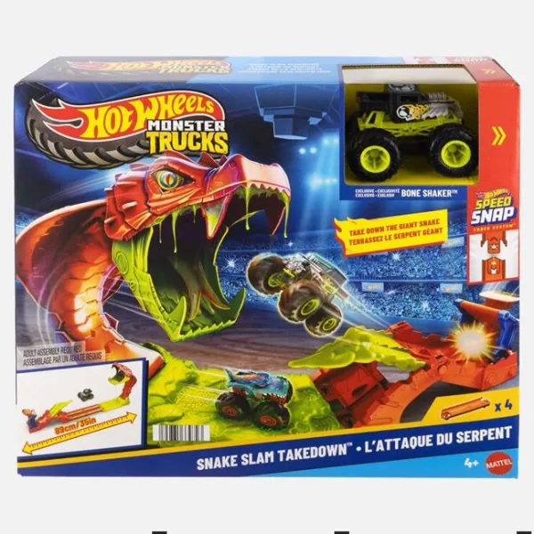 HOT WHEELS MONSTER TRUCKS ΠΙΣΤΑ ΕΠΙΘΕΣΗ ΦΙΔΙΟΥ JJN44