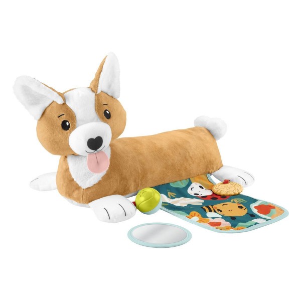 FISHER PRICE ΣΚΥΛΑΚΙ 3 ΣΕ 1 PUPPY TUMMY ΜΑΞΙΛΑΡΑΚΙ ΔΡΑΣΤΗΡΙΟΤΗΤΩΝ WEDGE HJW10