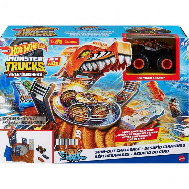 HOT WHEELS MONSTER TRUCK ARENA WORLD SPIN-OUT CHALLENGE