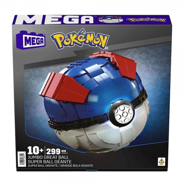 MEGA BLOKS POKEMON JUMBO GREAT BALL