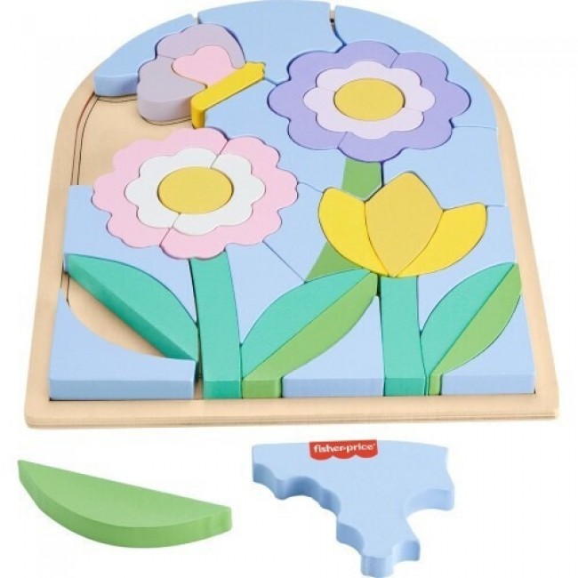 FISHER PRICE ΞΥΛΙΝΟ ΠΑΖΛ ΛΟΥΛΟΥΔΙΑ 38 ΤΕΜΑΧΙΑ FISHER PRICE ΞΥΛΙΝΟ ΠΑΖΛ ΛΟΥΛΟΥΔΙΑ 38 ΤΕΜΑΧΙΑ