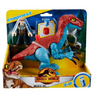 IMAGINEXT ΔΕΙΝΟΣΑΥΡΟΣ ΚΑΙ ΦΙΓΟΥΡΑ THERIZINOSAURUS AND OWEN JURASSIC WORLD