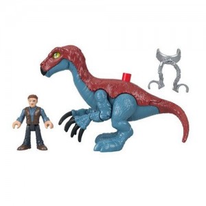 IMAGINEXT ΔΕΙΝΟΣΑΥΡΟΣ ΚΑΙ ΦΙΓΟΥΡΑ THERIZINOSAURUS AND OWEN JURASSIC WORLD