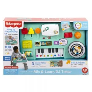 FISHER PRICE ΕΚΠΑΙΔΕΥΤΙΚΗ ΚΟΝΣΟΛΑ DJ ΜΕ ΦΩΤΑ ΚΑΙ ΗΧΟΥΣ HRB61