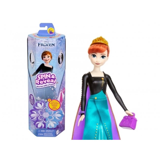 FROZEN DISNEY SPIN AND REVEAL ANNA HXD27 FROZEN DISNEY SPIN AND REVEAL ANNA HXD27