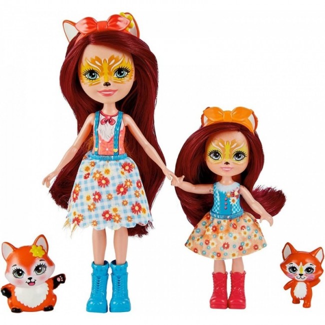 ENCHANTIMALS ΚΟΥΚΛΑ ΜΕ ΖΩΑΚΙ FELICITY FOX-FLICK AND FEANA FOX-MIXTE HCF81 ENCHANTIMALS ΚΟΥΚΛΑ ΜΕ ΖΩΑΚΙ FELICITY FOX-FLICK AND FEANA FOX-MIXTE HCF81