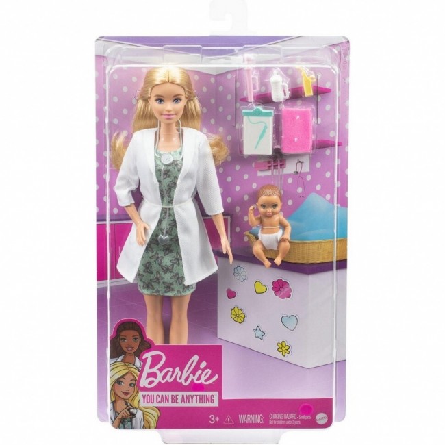 BARBIE ΚΟΥΚΛΑ ΓΙΑΤΡΟΣ ΜΕ ΜΩΡΑΚΙ