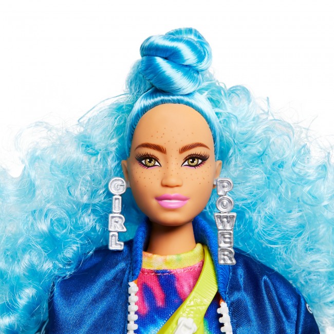 BARBIE EXTRA BLUE CURLY HAIR BARBIE EXTRA BLUE CURLY HAIR