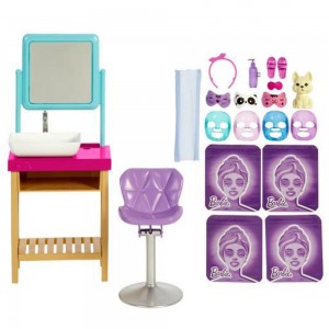 BARBIE WELLNESS SPA ΜΕ ΣΚΥΛΑΚΙ HCM82 BARBIE WELLNESS SPA ΜΕ ΣΚΥΛΑΚΙ HCM82