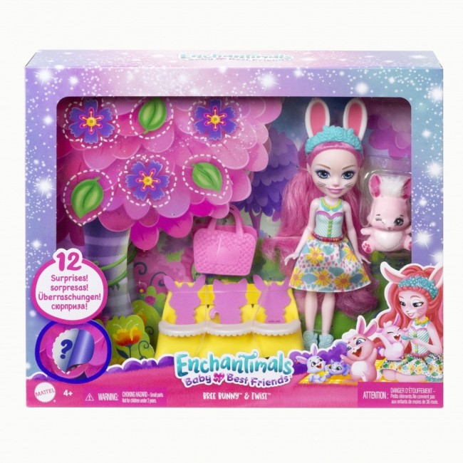 ENCHANTIMALS BABY AND BEST FRIENDS BREE BUNNY AND TWIST ENCHANTIMALS BABY AND BEST FRIENDS BREE BUNNY AND TWIST