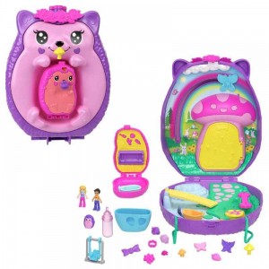 POLLY POCKET ΜΙΝΙ ΤΡΕΝΤΙ ΤΣΑΝΤΑΚΙ - HEDGEHOG MOM & BABY JBJ91 POLLY POCKET ΜΙΝΙ ΤΡΕΝΤΙ ΤΣΑΝΤΑΚΙ - HEDGEHOG MOM & BABY JBJ91