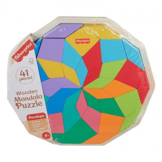 FISHER PRICE ΞΥΛΙΝΟ ΠΑΖΛ 41 τεμ. MANDALA (HXT94) FISHER PRICE ΞΥΛΙΝΟ ΠΑΖΛ 41 τεμ. MANDALA (HXT94)