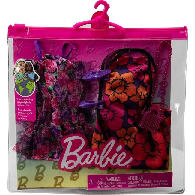 BARBIE ΜΟΔΕΣ ΣΕΤ ΤΩΝ 2 ΦΟΡΕΜΑΤΑ SET FLORAL THEME BARBIE ΜΟΔΕΣ ΣΕΤ ΤΩΝ 2 ΦΟΡΕΜΑΤΑ SET FLORAL THEME