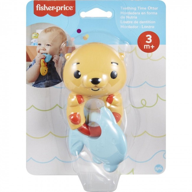 FISHER PRICE ΚΟYΔΟΥΝΙΣΤΡΑ ΒΙΔΡΑ TEETHING TIME OTTER