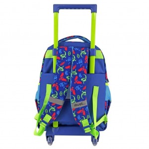 MUST ΤΣΑΝΤΑ ΔΗΜΟΤΙΚΟΥ PJ MASKS CALLING ALL HEROES 3 ΘΗΚΕΣ 34 Χ 20 X 45 ΤΡΟΛΛΕΥ