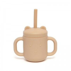 PETITE MONKEY ΠΟΤΗΡΙ ΕΚΠΑΙΔΕΥΤΙΚΟ ΣΙΛΙΚΟΝΗΣ 175 ML ME ΚΑΛΑΜΑΚΙ PETITE MONKEY  HONEY PEACH