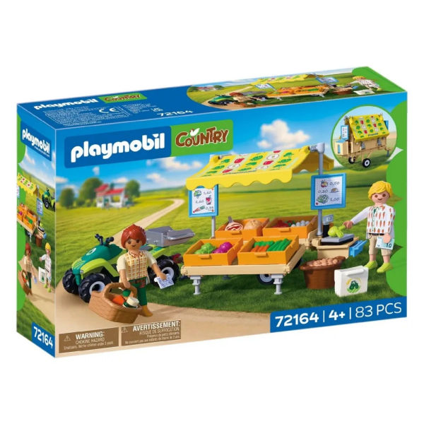 PLAYMOBIL COUNTRY ΥΠΑΙΘΡΙΟΣ ΠΑΓΚΟΣ ΛΑΧΑΝΙΚΩΝ