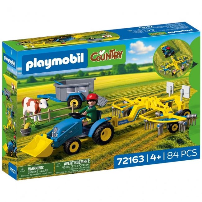PLAYMOBIL COUNTRY ΜΙΚΡΟ ΤΡΑΚΤΕΡ ΜΕ ΧΟΡΤΟΣΥΛΛΕΚΤΗ PLAYMOBIL COUNTRY ΜΙΚΡΟ ΤΡΑΚΤΕΡ ΜΕ ΧΟΡΤΟΣΥΛΛΕΚΤΗ