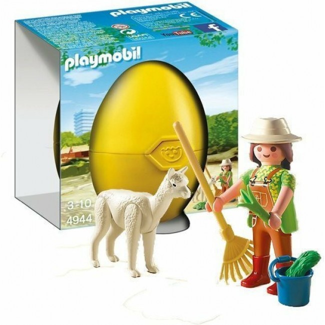 PLAYMOBIL ΑΥΓΟ ΦΥΛΑΚΑΣ ΖΩΟΛΟΓΙΚΟΥ ΚΗΠΟΥ/ΛΑΜΑ