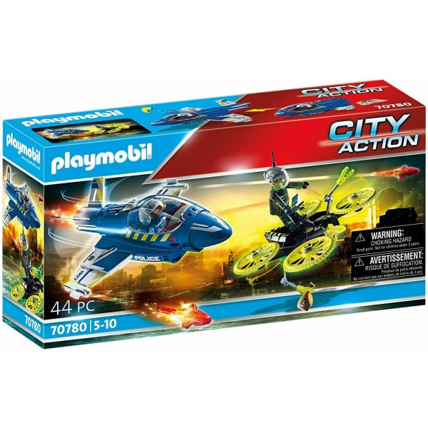 PLAYMOBIL ΚΑΤΑΔΙΩΞΗ DRONE ΑΣΤΥΝΟΜΙΚΟ ΤΖΕΤ