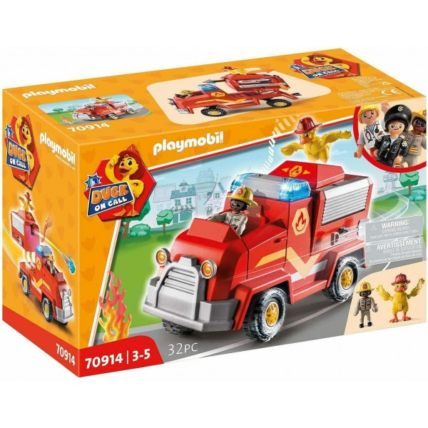 PLAYMOBIL D.O.C.ΟΧΗΜΑ ΠΥΡΟΣΒΕΣΤΙΚΗΣ ΜΕ ΚΑΝΟΝΙ ΝΕΡΟΥ