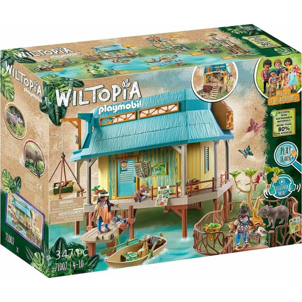 PLAYMOBIL WILTOPIA ΣΤΑΘΜΟΣ ΠΕΡΙΘΑΛΨΗΣ ΑΓΡΙΩΝ ΖΩΩΝ