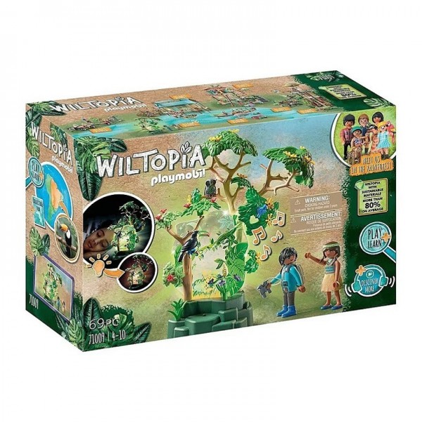 PLAYMOBIL WILTOPIA ΦΩΤΙΖΟΜΕΝΟ ΤΡΟΠΙΚΟ ΔΕΝΤΡΟ-ΕΞΕΡΕΥΝΗΤΕΣ