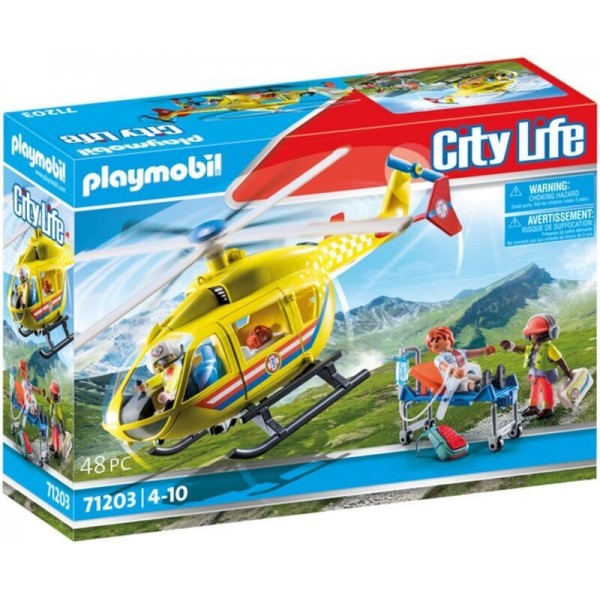 PLAYMOBIL CITY LIFE ΕΛΙΚΟΠΤΕΡΟ ΠΡΩΤΩΝ ΒΟΗΘΕΙΩΝ