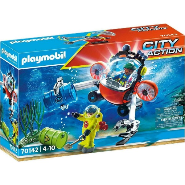 PLAYMOBIL CITY ACTION ΕΠΙΧΕΙΡΗΣΗ ΥΠΟΒΡΥΧΙΟΥ ΚΑΘΑΡΙΣΜΟΥ