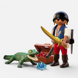 PLAYMOBIL SPECIAL PLUS ΠΕΙΡΑΤΗΣ ΕΝΑΝΤΙΟΝ ΑΛΙΓΑΤΟΡΑ