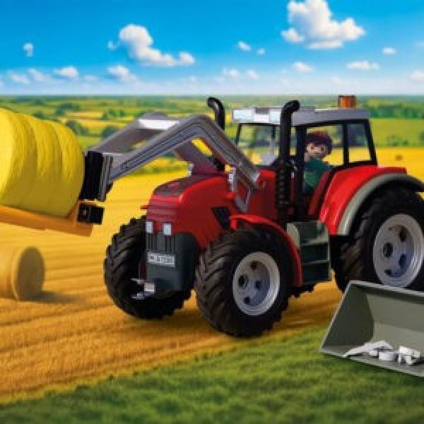 PLAYMOBIL COUNTRY ΜΕΓΑΛΟ ΤΡΑΚΤΕΡ ΜΕ ΜΠΑΛΕΣ ΣΑΝΟΥ PLAYMOBIL COUNTRY ΜΕΓΑΛΟ ΤΡΑΚΤΕΡ ΜΕ ΜΠΑΛΕΣ ΣΑΝΟΥ