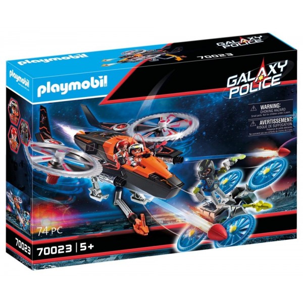 PLAYMOBIL GALAXY POLICE ΕΛΙΚΟΠΤΕΡΟ GALAXY PIRATES