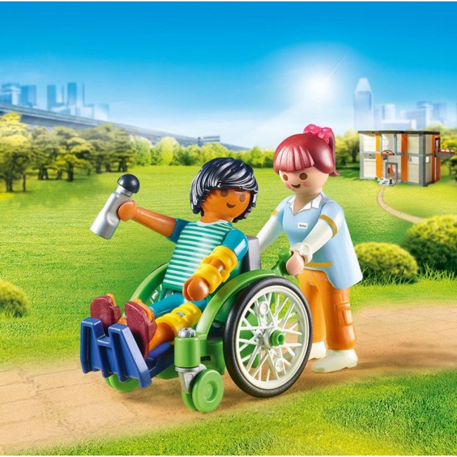 PLAYMOBIL CITY LIFE ΑΣΘΕΝΗΣ ΜΕ ΚΑΡΟΤΣΑΚΙ PLAYMOBIL CITY LIFE ΑΣΘΕΝΗΣ ΜΕ ΚΑΡΟΤΣΑΚΙ