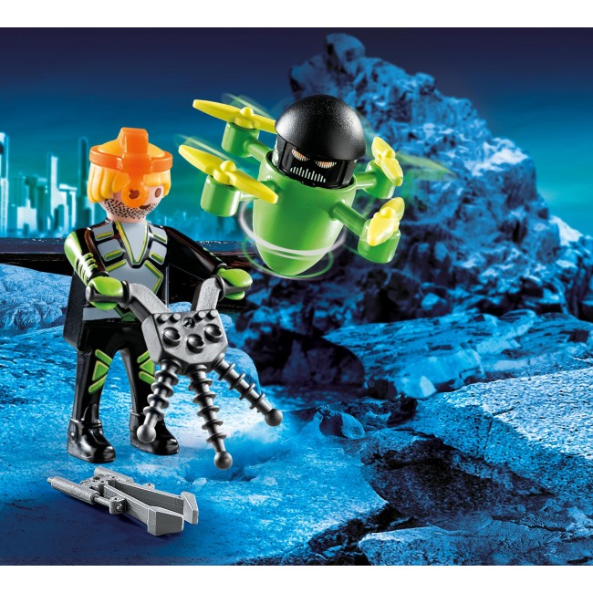 PLAYMOBIL ΜΥΣΤΙΚΟΣ ΠΡΑΚΤΟΡΑΣ ΜΕ DRONE