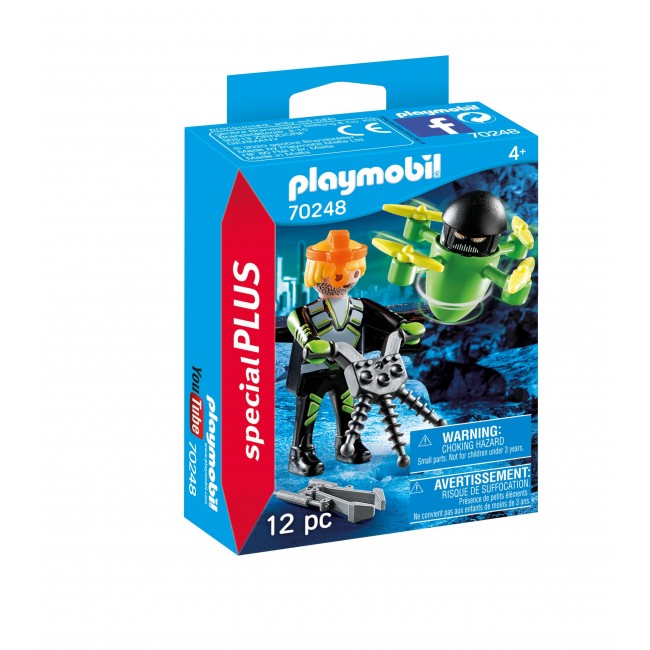 PLAYMOBIL ΜΥΣΤΙΚΟΣ ΠΡΑΚΤΟΡΑΣ ΜΕ DRONE PLAYMOBIL ΜΥΣΤΙΚΟΣ ΠΡΑΚΤΟΡΑΣ ΜΕ DRONE