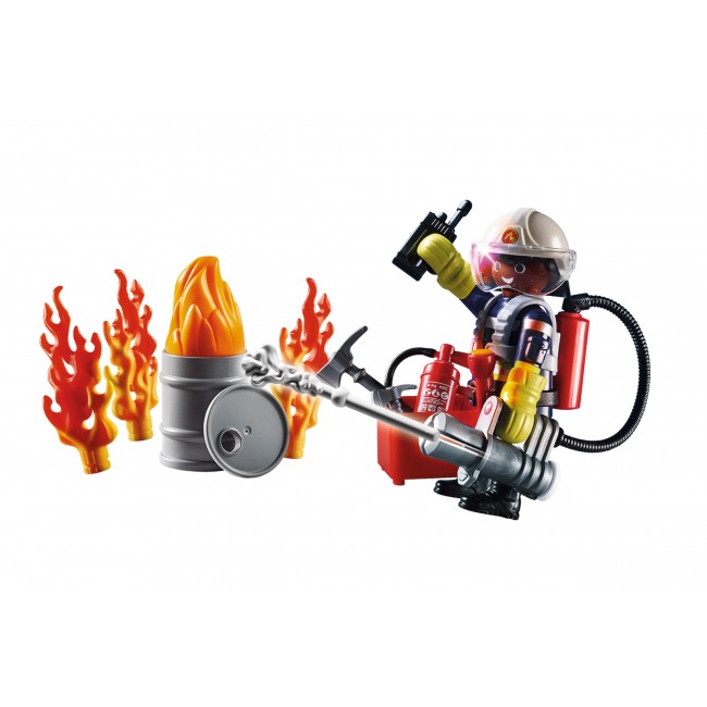 PLAYMOBIL GIFT SET ΠΥΡΟΣΒΕΣΤΗΣ ΜΕ ΑΝΤΛΙΑ ΝΕΡΟΥ