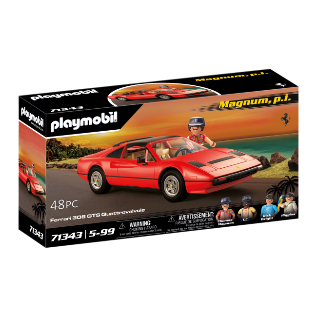 PLAYMOBIL MAGNUM P.I. FERRARI 308 GT PLAYMOBIL MAGNUM P.I. FERRARI 308 GT