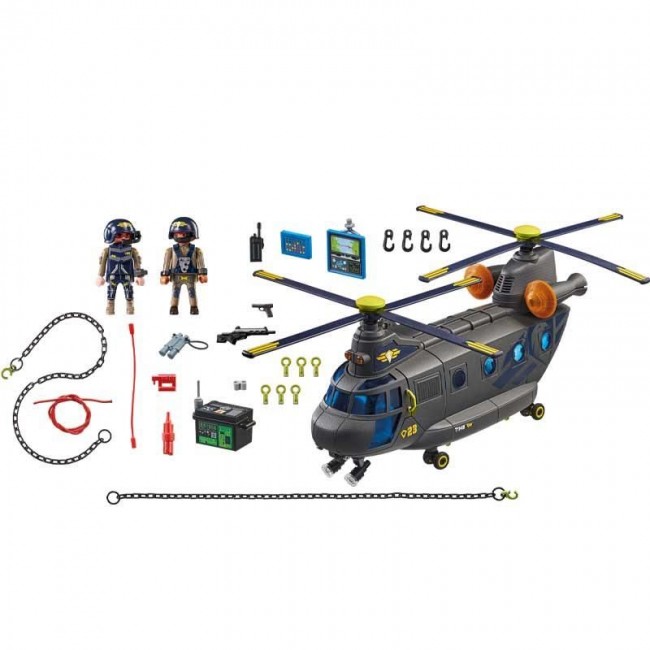 PLAYMOBIL CITY ACTION ΕΛΙΚΟΠΤΕΡΟ ΕΙΔΙΚΩΝ ΔΥΝΑΜΕΩΝ ΜΕ ΕΛΙΚΕΣ
