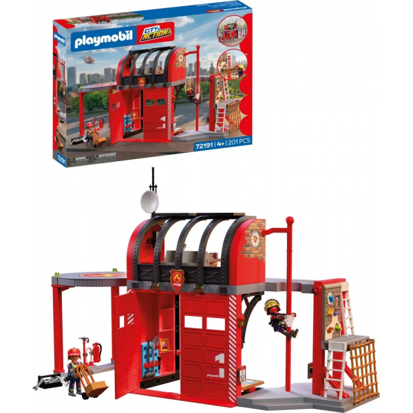 PLAYMOBIL CITY ACTION ΠΥΡΟΣΒΕΣΤΙΚΟΣ ΣΤΑΘΜΟΣ (72191)