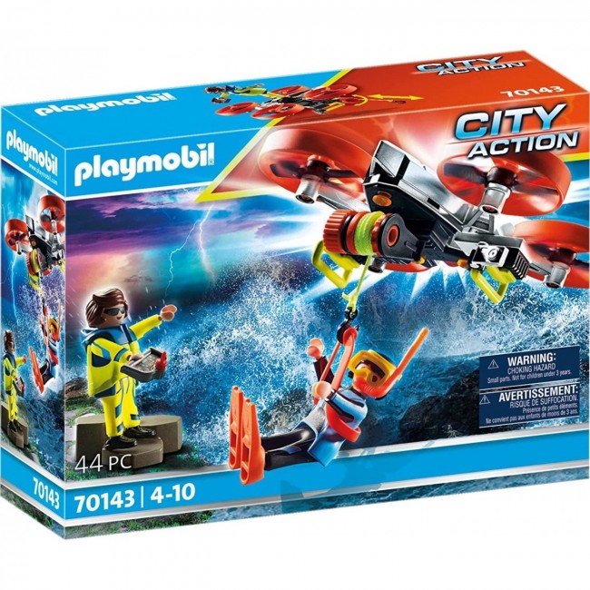 PLAYMOBIL CITY ACTION ΕΠΙΧΕΙΡΗΣΗ ΔΙΑΣΩΣΗΣ ΔΥΤΗ ΜΕ DRONE
