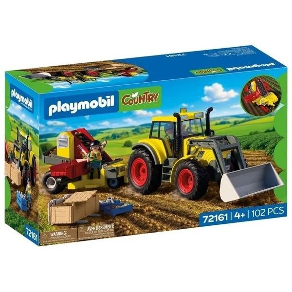 PLAYMOBIL COUNTRY ΜΕΓΑΛΟ ΤΡΑΚΤΕΡ ΜΕ ΠΑΡΑΤΟΕΞΑΓΩΓΕΑ