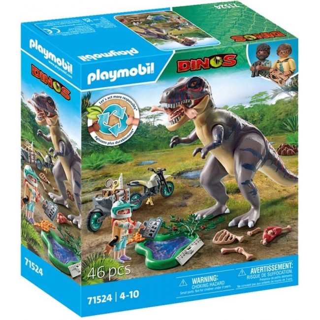 PLAYMOBIL DINOS T-REX KAI ΕΞΕΡΕΥΝΗΤΗΣ ΜΕ ΜΟΤΟΣΙΚΛΕΤΑ PLAYMOBIL DINOS T-REX KAI ΕΞΕΡΕΥΝΗΤΗΣ ΜΕ ΜΟΤΟΣΙΚΛΕΤΑ