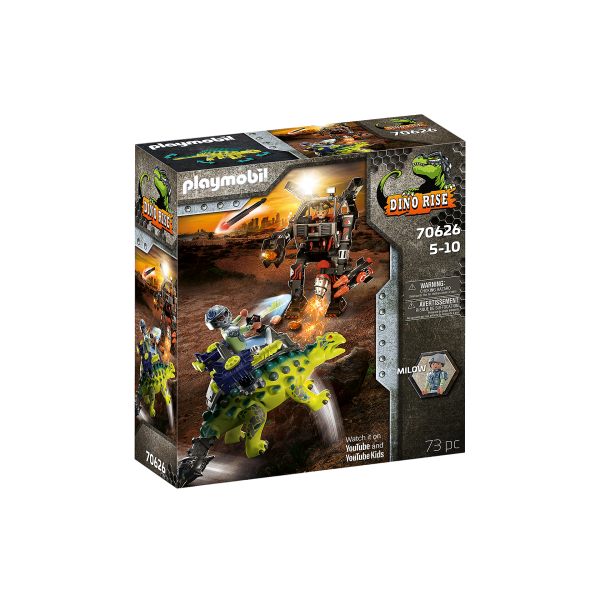 PLAYMOBIL DINO RISE ΑΓΚΥΛΟΣΑΥΡΟΣ ΜΕ ΜΑΧΗΤΗ ΕΝΑΝΤΙΟΝ ΡΟΜΠΟΤ