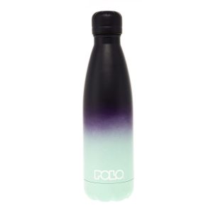 POLO DOUBLE COLOR STAINLESS STEEL ΜΠΟΥΚΑΛΙ ΘΕΡΜΟΣ 0,500ML ΜΩΒ-ΠΕΤΡΟΛ