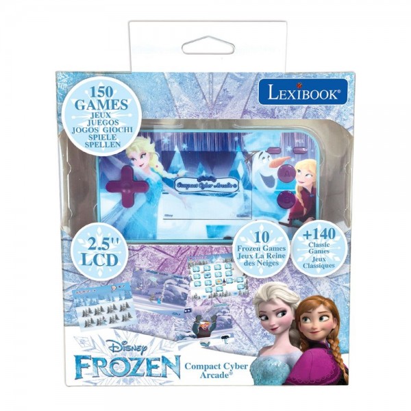 LEXIBOOK FROZEN ΚΟΝΣΟΛΑ ΧΕΙΡΟΣ COMPACT CYBER ARCADE 150 GAMES