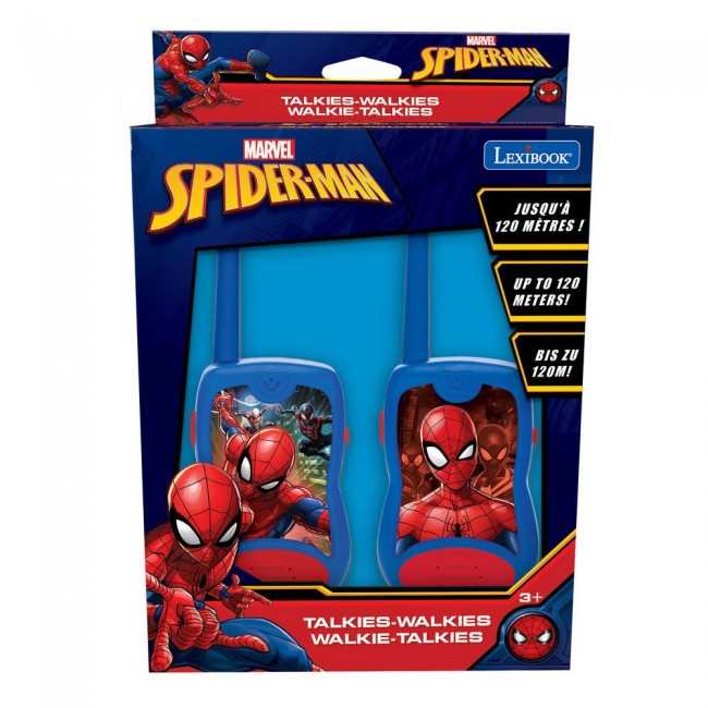 LEXIBOOK SPIDER-MAN WALKIE TALKIES UP TO 100M LEXIBOOK SPIDER-MAN WALKIE TALKIES UP TO 100M