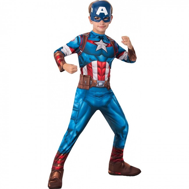 ΑΠΟΚΡΙΑΤΙΚΗ ΣΤΟΛΗ ΠΑΙΔΙΚΗ CAPTAIN AMERICA HS Νο 7-8 ΑΠΟΚΡΙΑΤΙΚΗ ΣΤΟΛΗ ΠΑΙΔΙΚΗ CAPTAIN AMERICA HS Νο 7-8