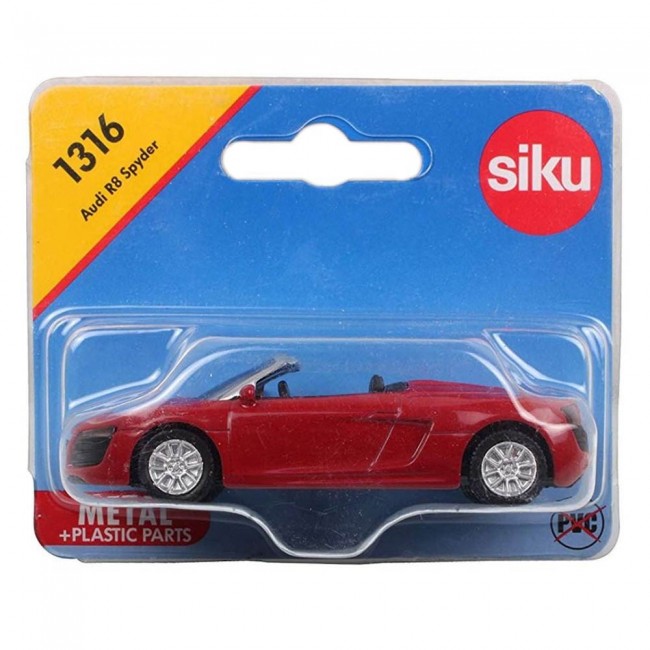 SIKU ΑΥΤΟΚΙΝΗΤΑΚΙ AUDI R8 SPYDER SIKU ΑΥΤΟΚΙΝΗΤΑΚΙ AUDI R8 SPYDER